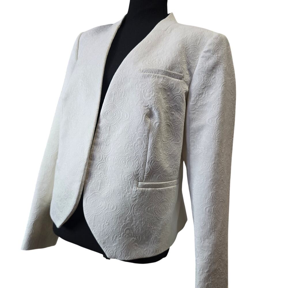 🌟The Limited Crem Textured Business Career Blazer Jacket Sz L - Picture 2 of 7
